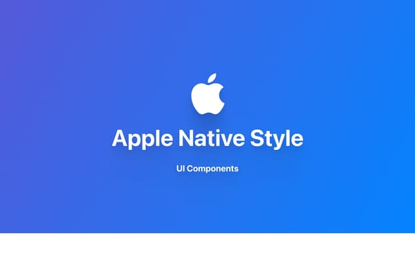 创建 Apple 原生应用 UI 组件外观
