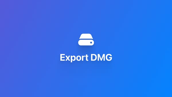 macOS | 导出用于发布的 DMG 文件