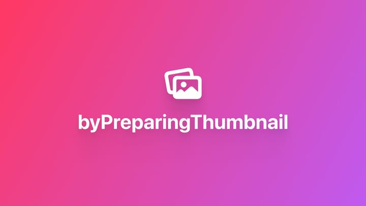 SwiftUI｜优化本地图片加载性能