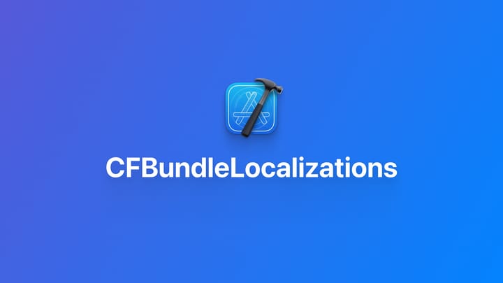 Xcode｜通过 CFBundleLocalizations 设置本地化语言